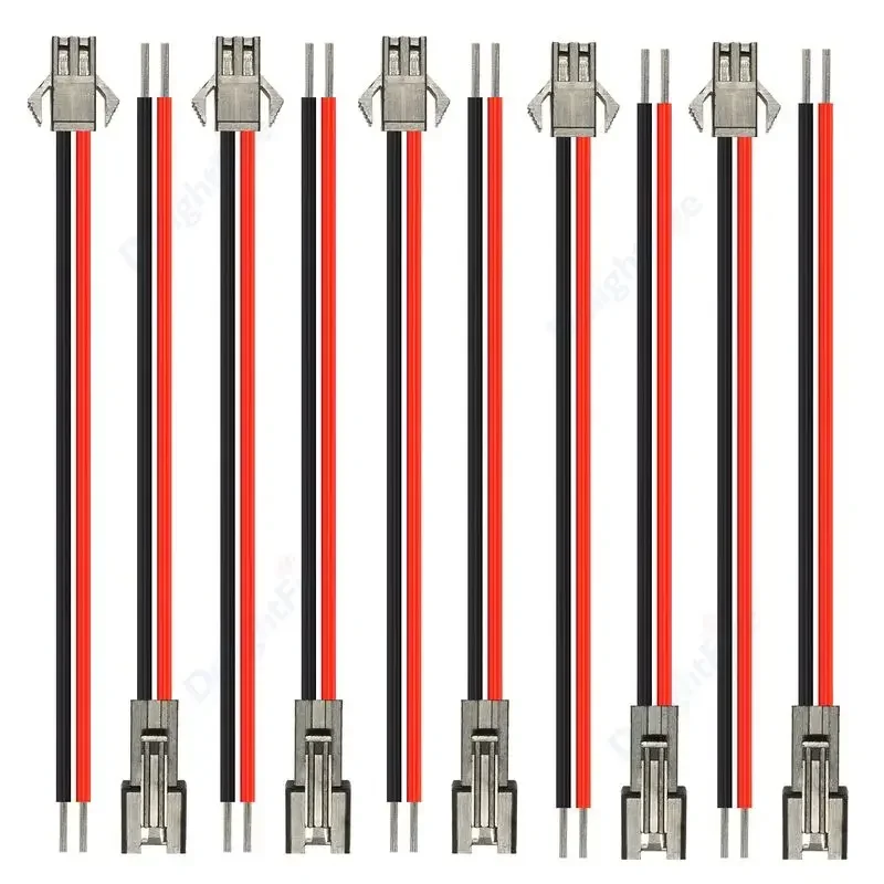 10Pairs SM Connectors 22 20 AWG Pigtail 2 3 4 5 6 Pin LED Connector Vrouwelijke Mannelijke Terminals voor 24V 12V LED Strip Licht SMD COB