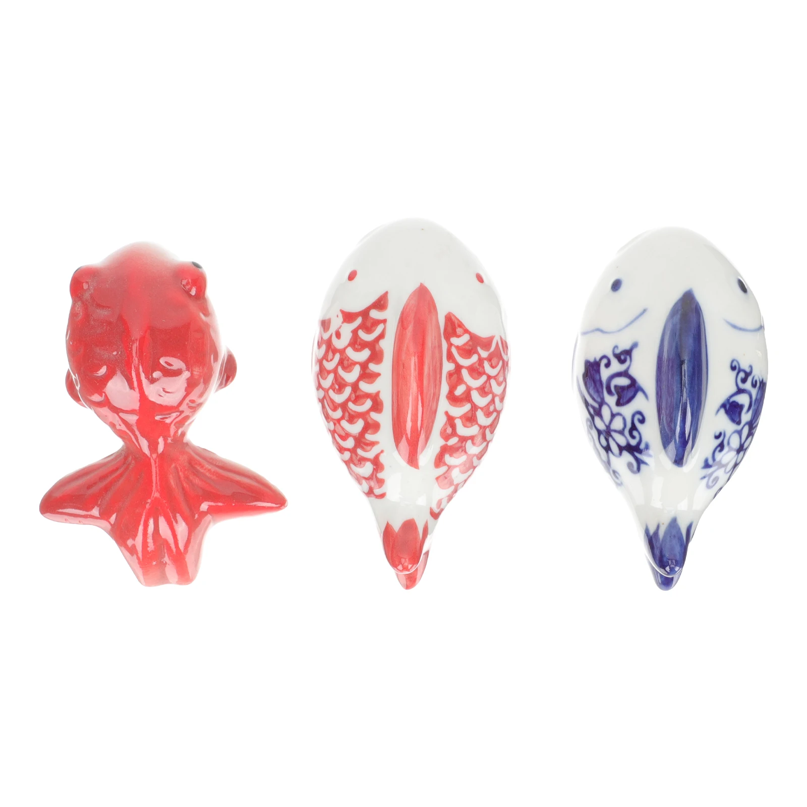 

3 Pcs Fish Tank Decoration Decorations Kids Large Ornaments Floating Ornamental Aquarium Betta Accessory Ceramic Goldfish