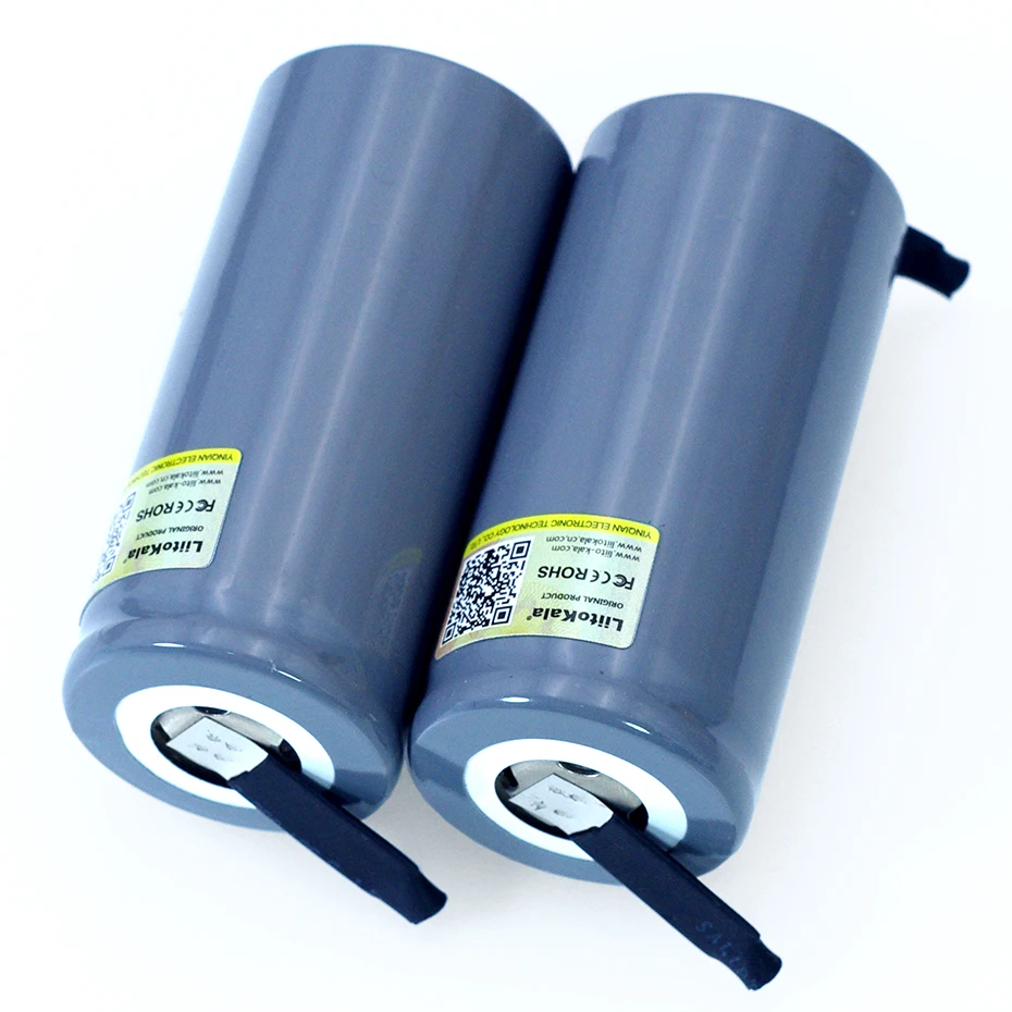 6 sztuk LiitoKala 3.2V 32700 6500mAh LiFePO4 bateria 35A ciągłe rozładowanie maksymalnie 55A bateria wysokiej mocy + DIY nikiel arkusze