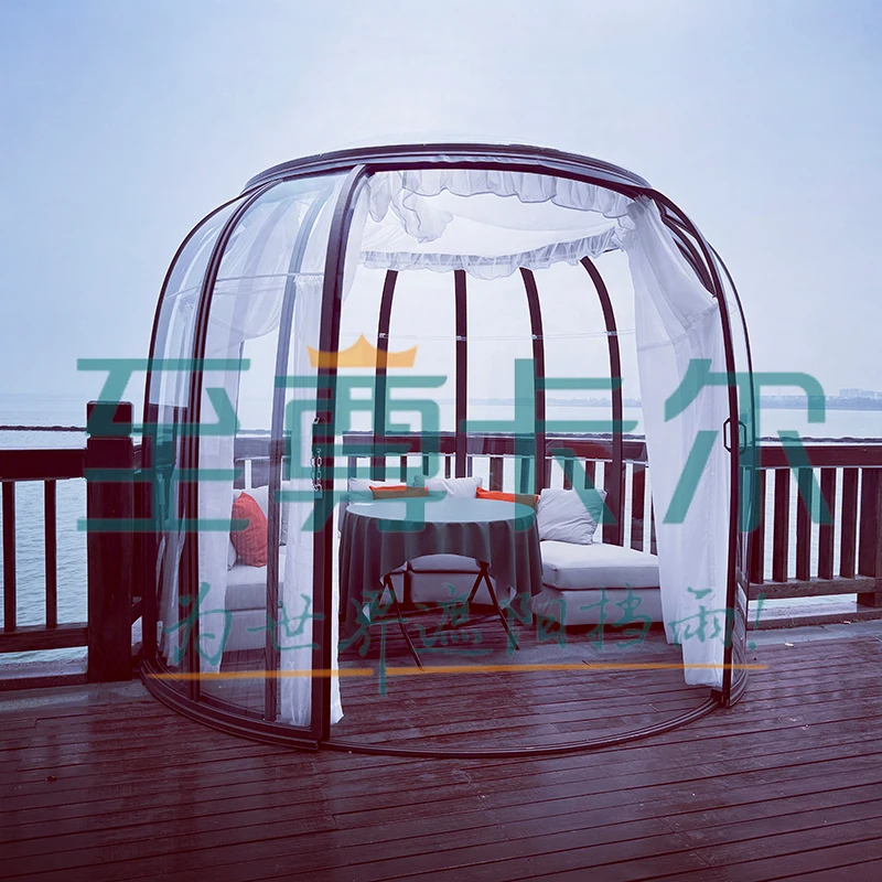 Outdoor Mobile Transparent Restaurant Courtyard Terrace Scenic B & B Sun Room Bubble House Star Room