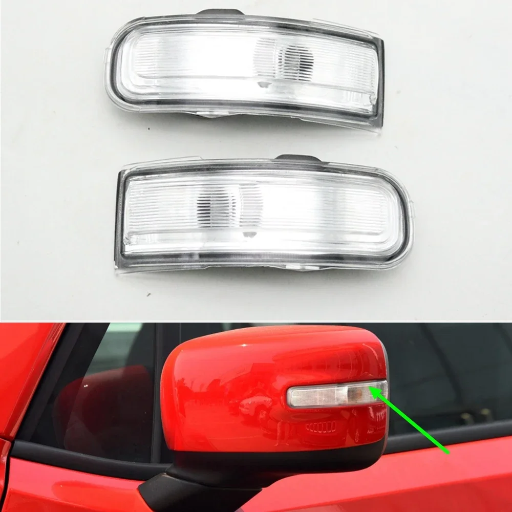 For JEEP Renegade 2016-2023 Mirror Side Front Turn Signal Width Lamp Cover Light Without Bulb