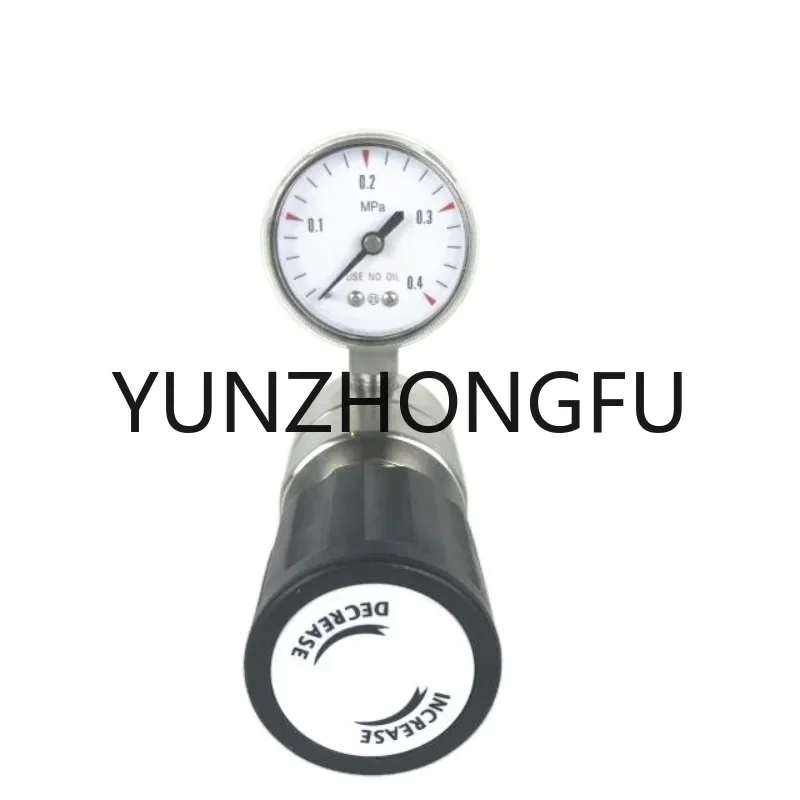 High pressure oxygen regulator air oil pressure regulator