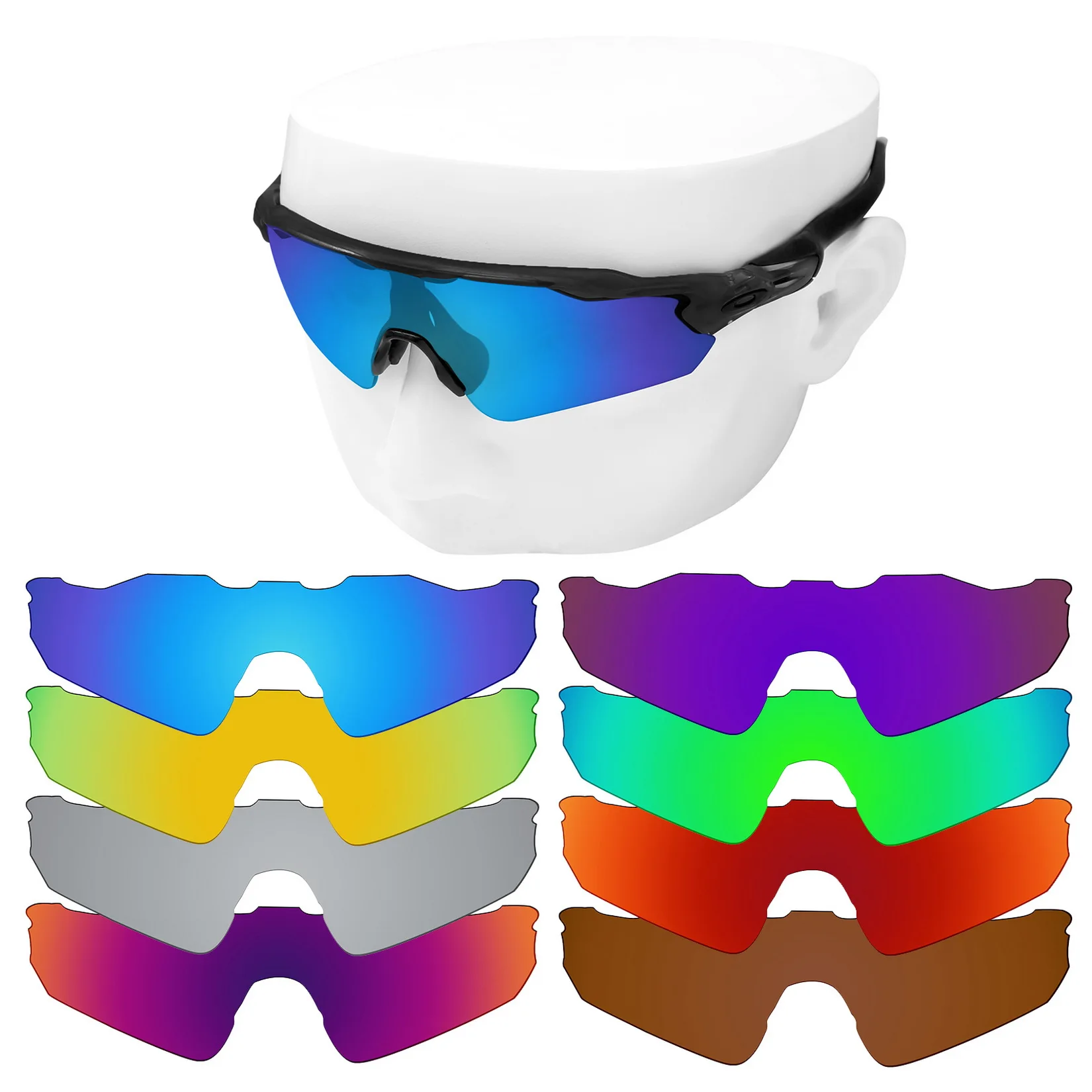 OOWLIT Polarized Replacement Lenses for Oakley Radar EV Path OO9208 38mm Sunglasses