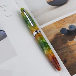 Penbbs 308 Fountain Pen Acrylic Resin Colorful Calligraphy Blade Nib Polishing Adult Student Practice School Supplie Stationery