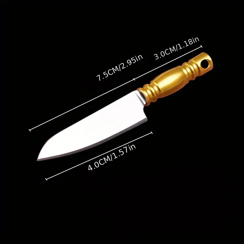 Mini Straight Knife Sharp Micro Portable Keychain Pendant for Unboxing And Package Opening Colorful Wood Handle Pocket Knife