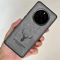 Shell For Honor Magic 7 Pro 3D Cartoon Elk Deer Head Leather Phone Case For HONOR Magic7 6 5 4 Ultimate Holster Shockproof Cover