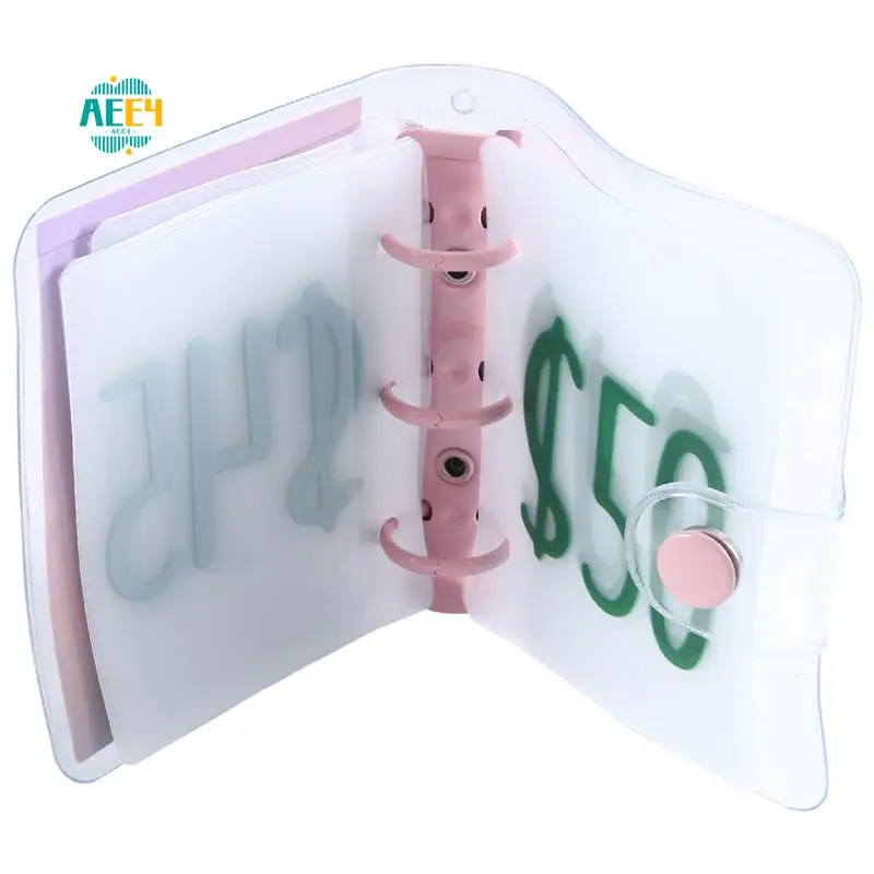 

AEE4-3 шт. мини-переплет Savings Challenge 150/300/500 Saving Money Budgets Cash Envelope Wallet Бюджетный переплет Блокнот Бюджет
