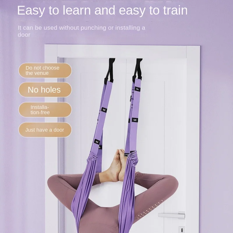 Adjustable Aerial Yoga Strap Hammock Swing Stretching Strap Anti-Gravity Inversion Yoga Hammock Belts Gym Training Device