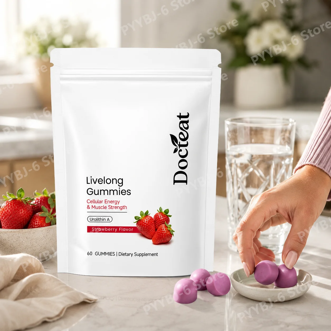 Health Wellness Vitality - Docteat Urolithin A Gummies Muscle Vitality