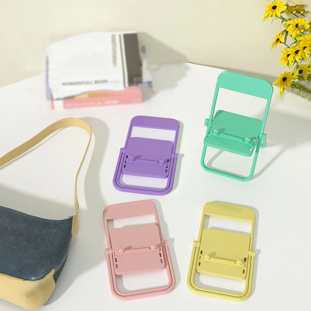 10 Pcs Mobile Phone Holder Multi-functional Rack Cars Toys inside The Adorable Storage Useful Bracket Plastic