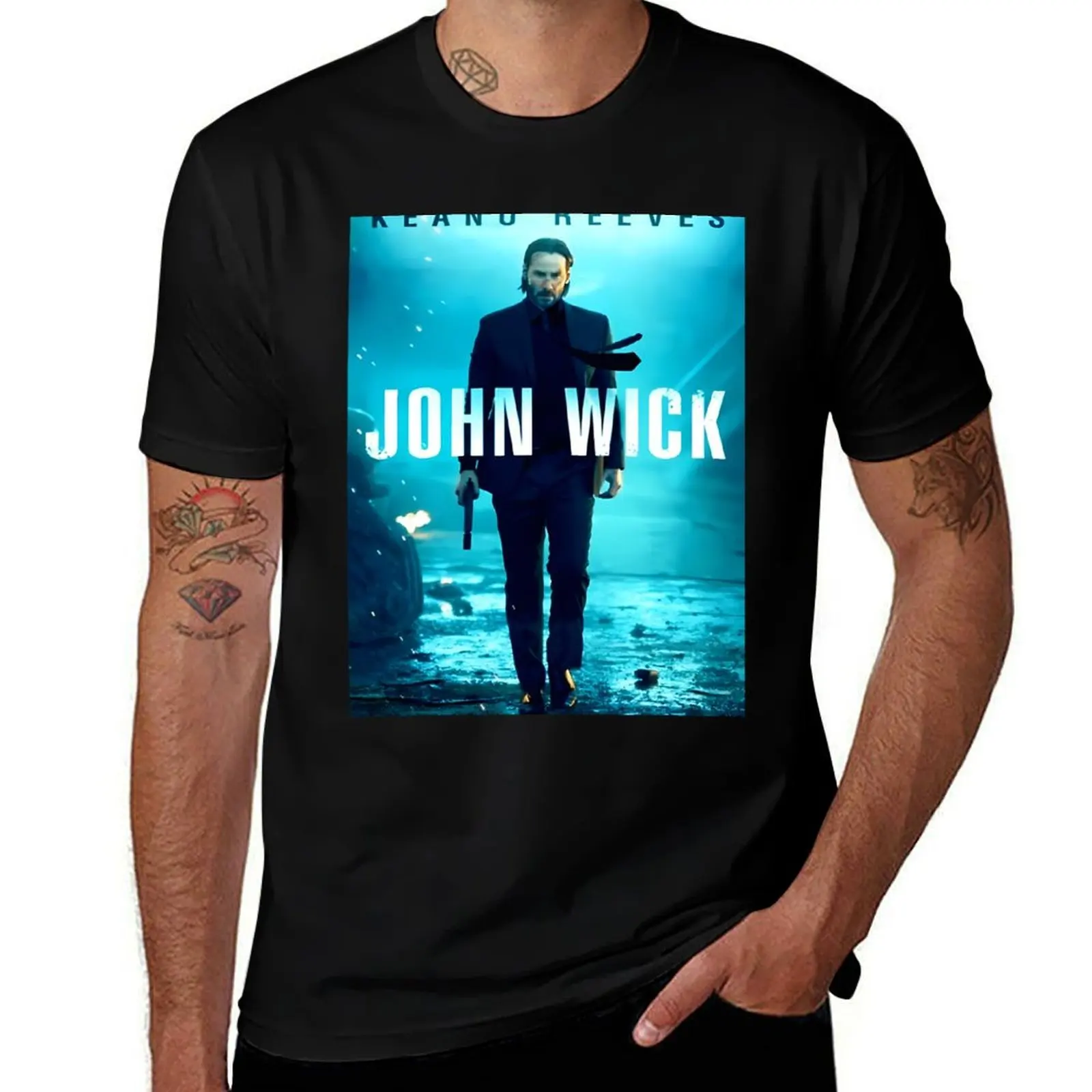 

John Wick Art T-Shirt essential t shirt t shirt for man T-Shirt