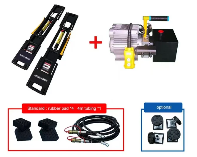 Hydraulic drive lift with chain lift system Single column lift
