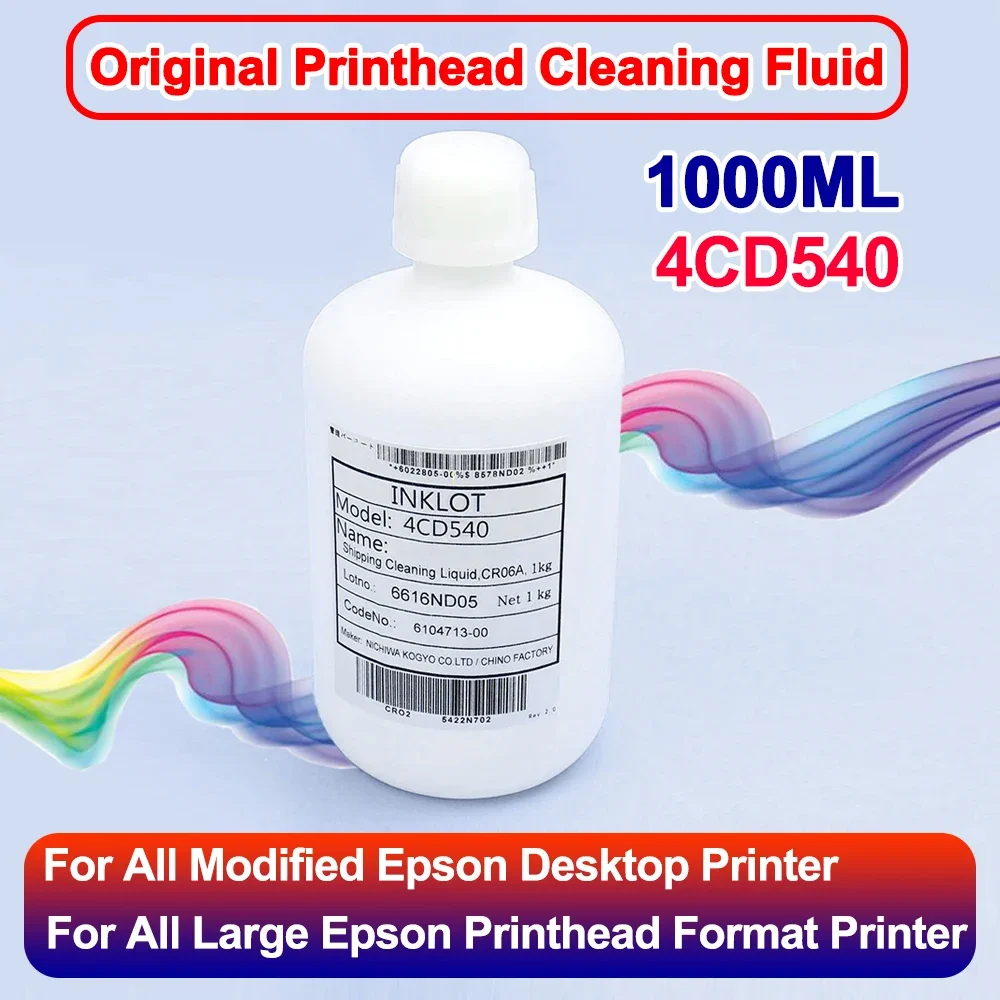 

1л оригинальная новая жидкость для защиты печатающей головки для широкоформатного и настольного принтера Epson 1000 мл чистая жидкость для печатающей головки