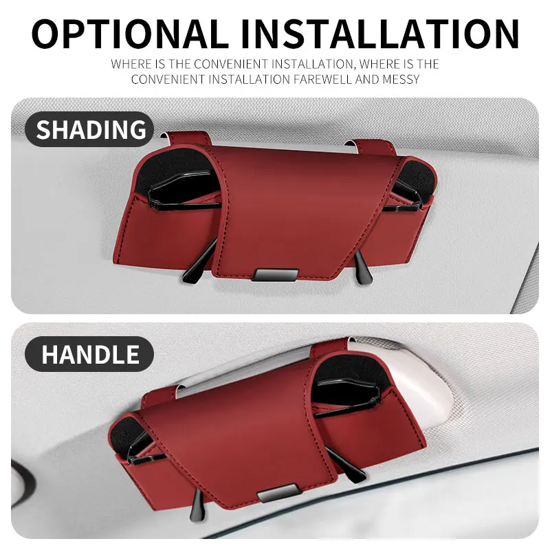 BYD السيارات سيارة نظارات كليب الشمس قناع النظارات الشمسية نظارات حالة تخزين السيارة الداخلية سيارة سيارة المنتجات الداخلية نظارات Fra