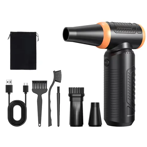 HLZS-압축 공기 먼지털이, 300000RPM 강력한 전기 공기 먼지털이, 먼지털이 캔 없음, 자동차, 가정용 압축 공기 교체
