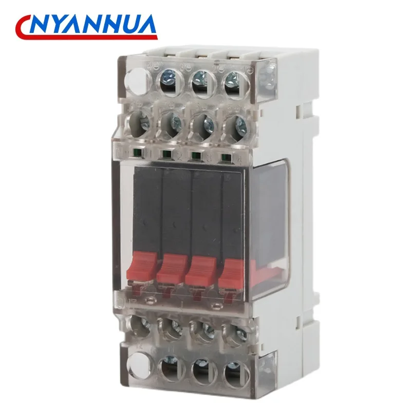 Terminal Relay Module Combination 12/24VDC ABS Flame Retardant 5A Pluggable Terminal
