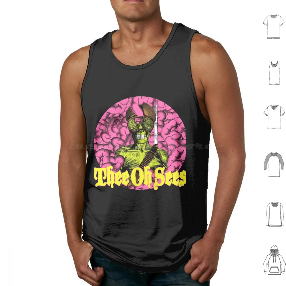 

Everything You Wanted To Know About Thee Oh Sees And Were Afraid To Ask Tank Tops Print Cotton Everything You