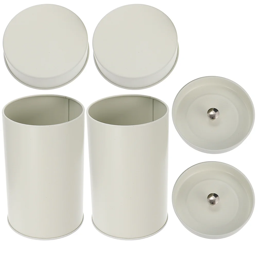 

2Pcs Loose Leaf Tea Canisters Sealed Metal Containers with Tight Lids for Home Restaurant Gift Use Portable Tea Storage Tinplate
