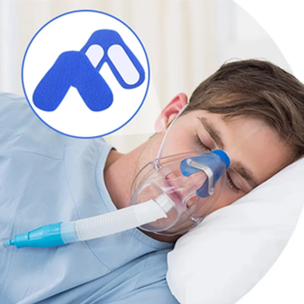 5PCS Nasal Pads for CPAP Mask Universal Nose Pad Sleep Apnea Comfort Pad Anti Wrinkle Ventilator Pad Nasal Strip Accessories