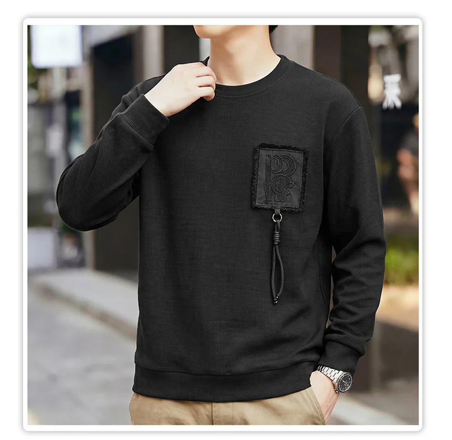 10XL 12XL Plus Size Sweatshirts Men Spring Autumn Sweatshirt Male Fashion Casual Pocket Patchwork Pullover Big Size 10XL