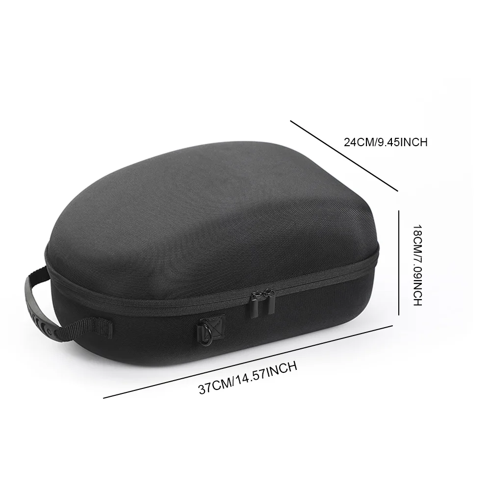 Custodia da trasporto Custodia per lenti Custodia rigida antiurto Fascette per cavi Anti-graffio Anti-goccia per controller auricolare Meta Quest 3 VR
