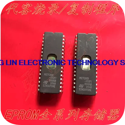 M27C801-100F1/80F1/90F1/120F1/150F1/100F6M optical erase blank chip    CDIP32        2PCS