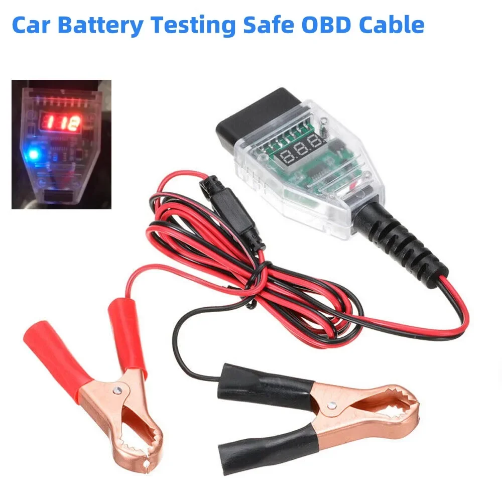 

Digital Display Car Battery Testing Safe OBD Computer ECU Memory Saver Replace Detection Tool Auto Repair Accessories