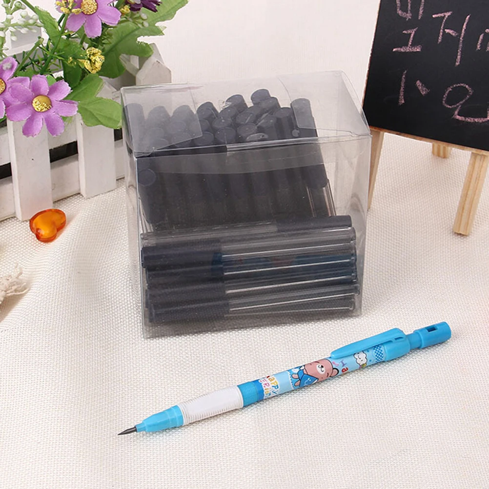 4 Tubes (32Pcs) anti-cracking pencil refill 2mm HB mechanical pencil leads premium