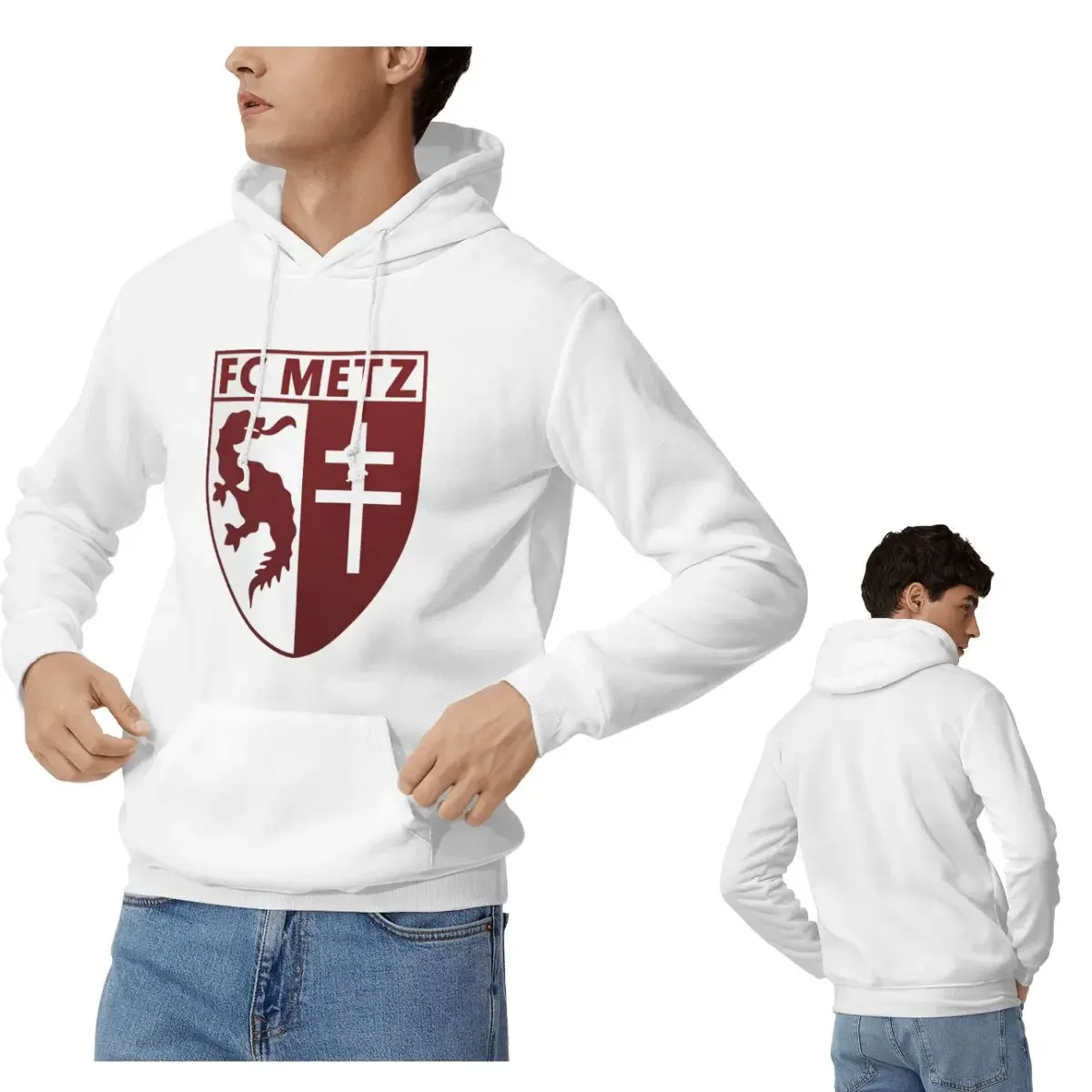 

Top Metz FC Hoodies Men's Women Casual Pullover Sweatshirt Hip Hop Long Sleeve Clothing Autumn Winter