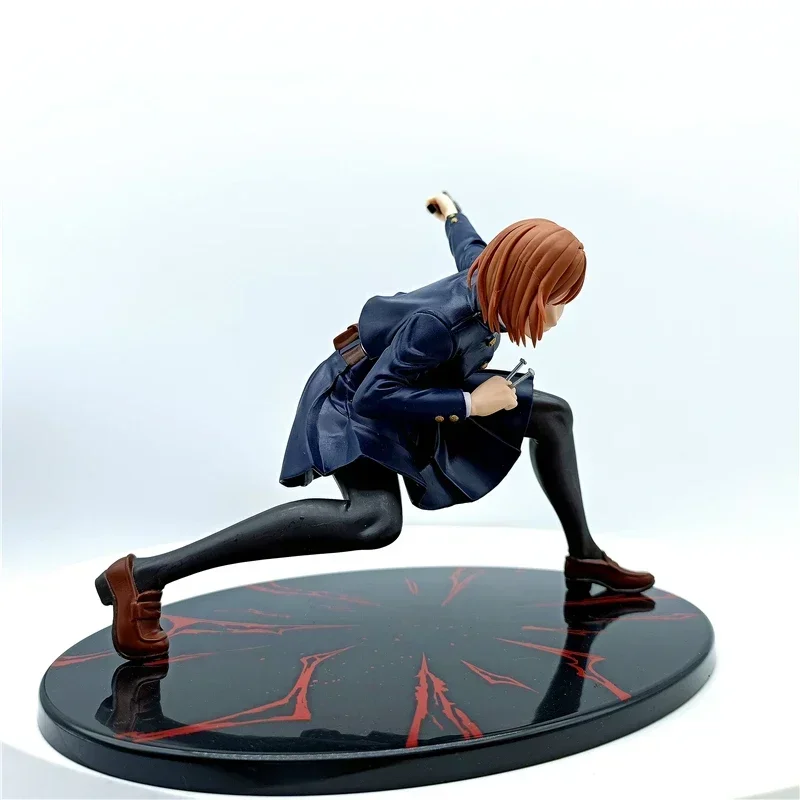 Jujutsu Kaisen Figurka Kugisaki Nobara with Weapon Nail 15cm Oryginalna figurka akcji Ozdoba Model Lalka Prezent Zabawka dla dzieci