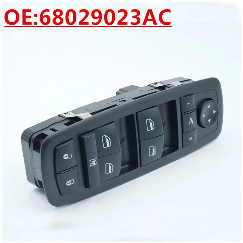 

OE:68029023AC Suitable for 2008-2009 Dodge Car Green Light Glass Lifter Switch Power Windows Switch