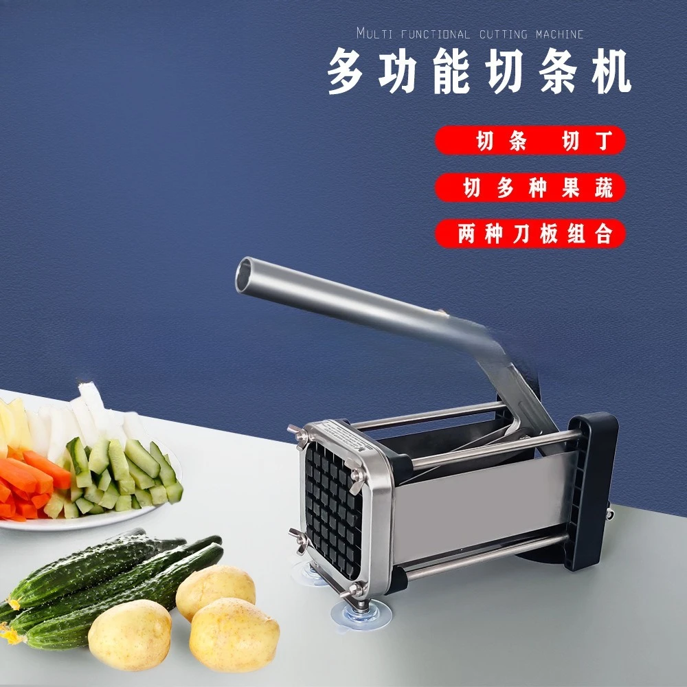 Mesin Pemotong Kentang, Mesin Pencacah Kentang Goreng, Mesin Pengiris, Lobak Buah, Mesin Penghancur Restoran Rumah Pengiris