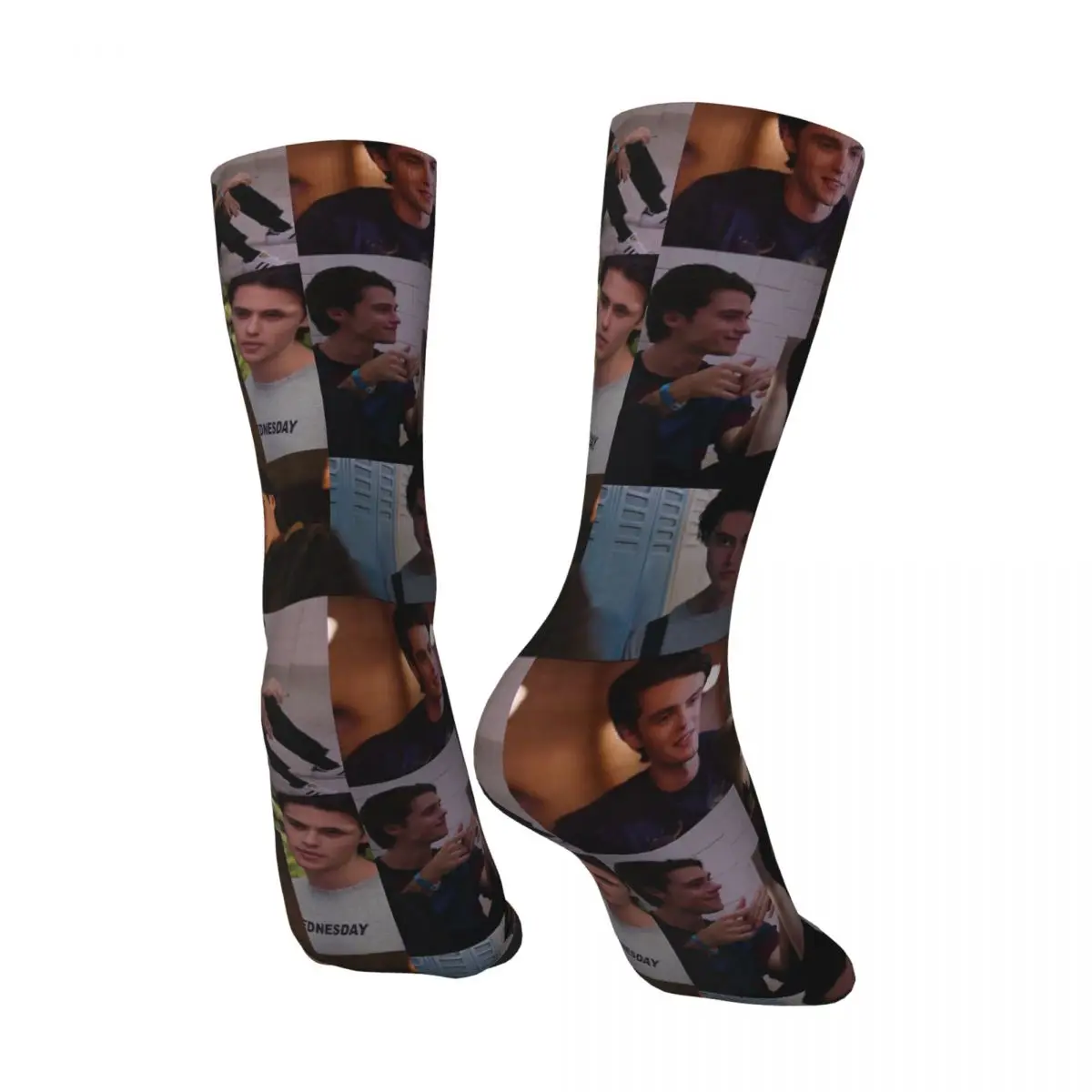 Crazy Sock for Men Marcus Baker From Ginny And Georgia Hip Hop The Summer I Turned Pretty Happy Graduation Season Boys Crew Sock