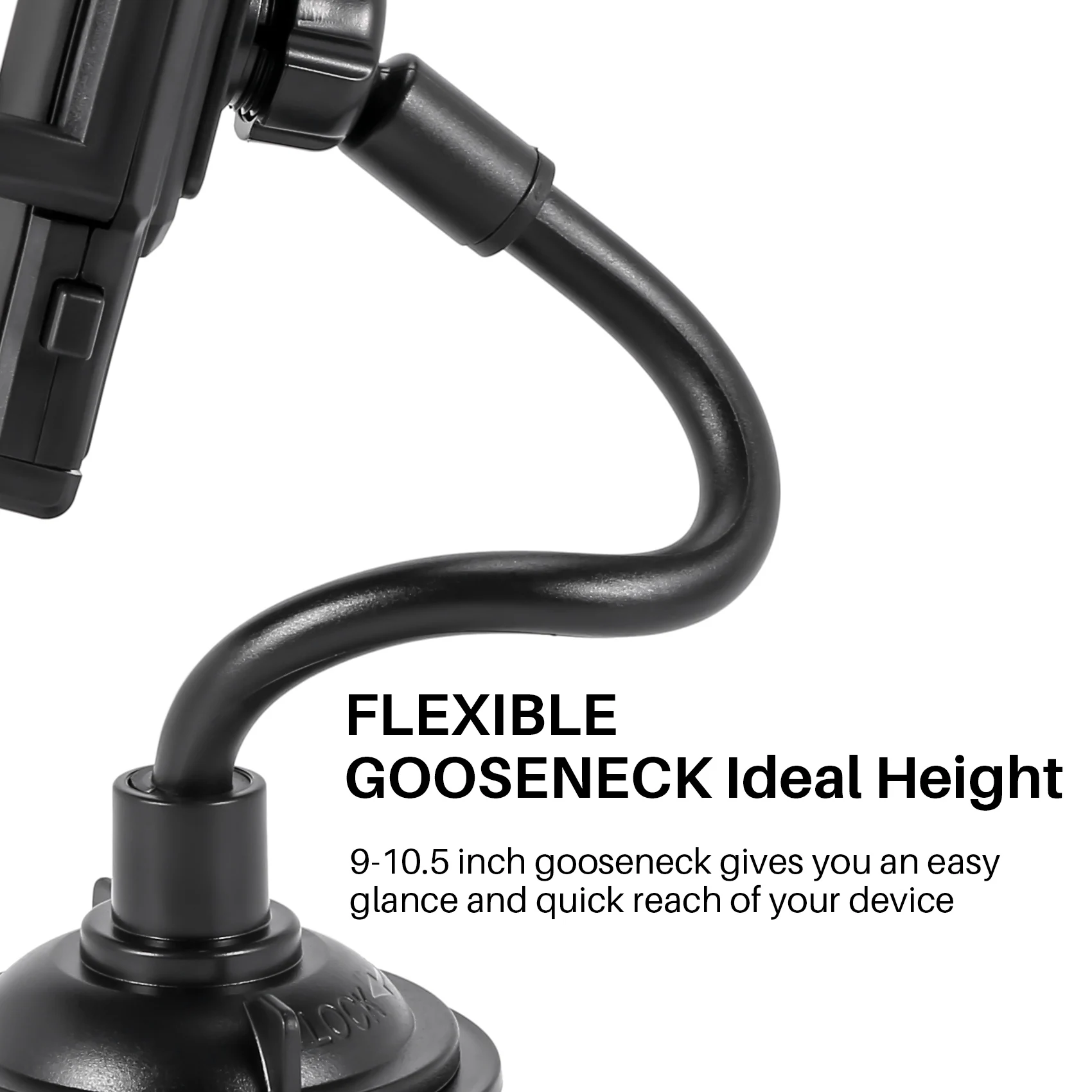 

High Quality Universal Car Mount Adjustable Gooseneck Cup Holder Cradle For Cell Phone Iphone