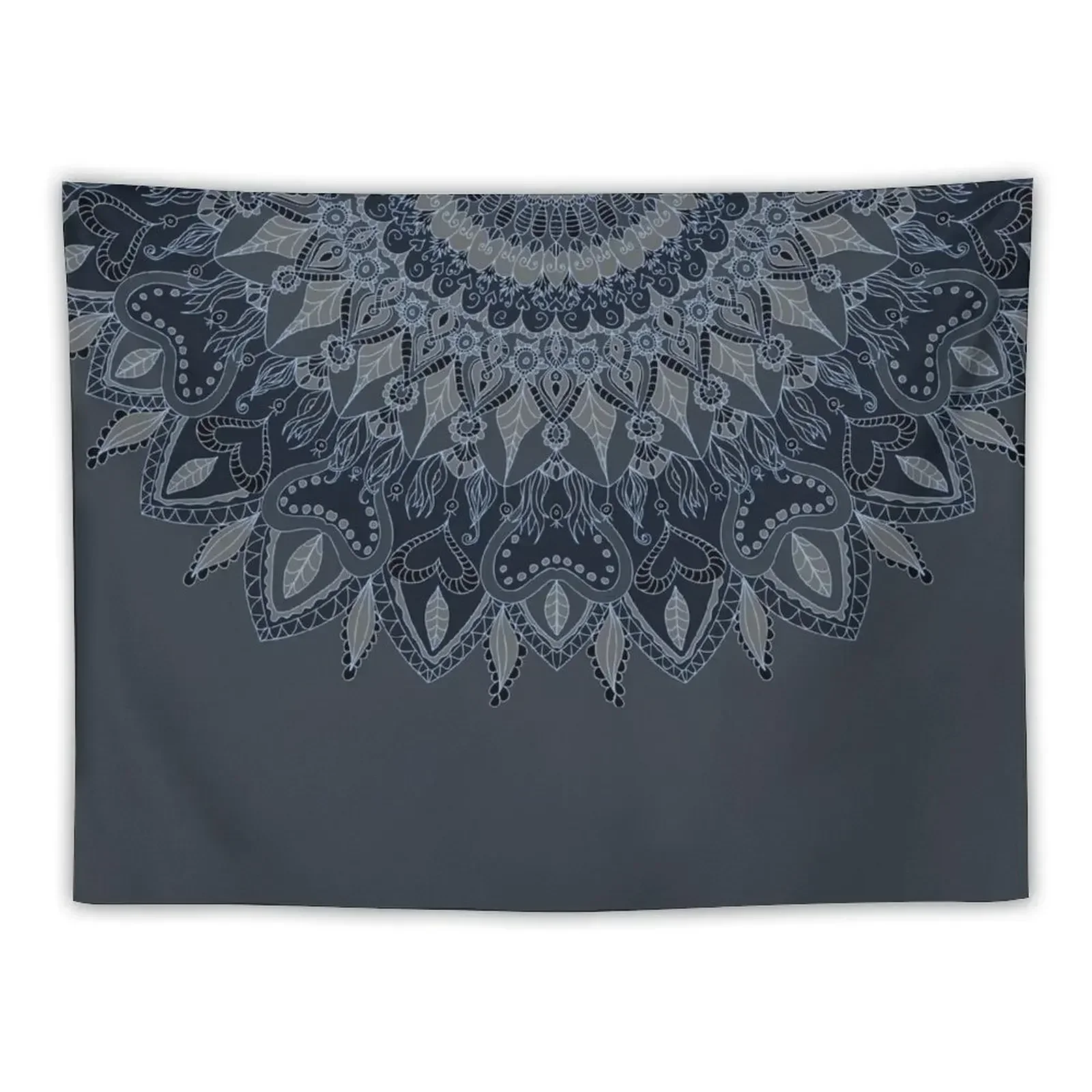 

Dark, navy, black, blue Mandala, boho, eclectic Tapestry Decorative Paintings Japanese Room Decor Decoration Room Tapestry