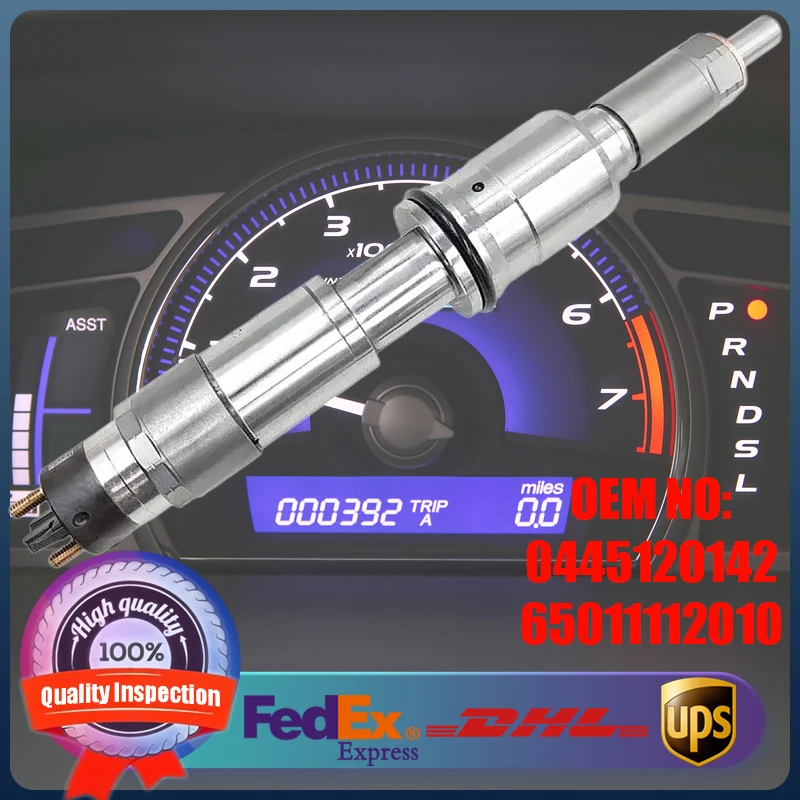 

High Quality Fuel Common Rail Injector 0445120142 65011112010 Suitable for Yamz Galich Lyaz Maz Tonar Ural 11.1L Engine