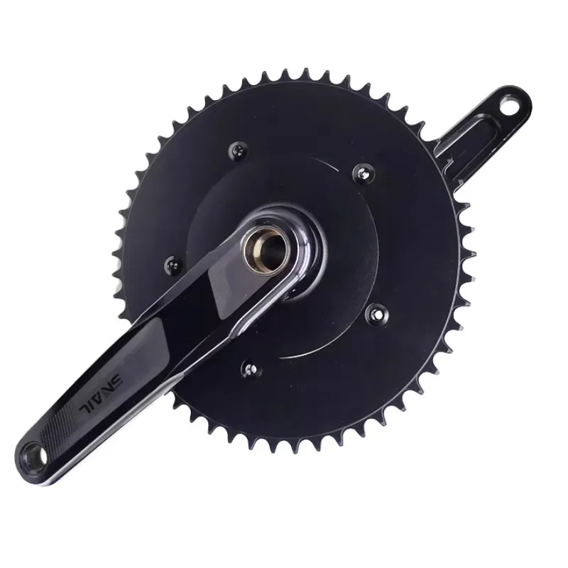 

STLF Snail Alumniun Alloy Crankset Fixed Gear Crank 48t 165mm Bcd144 Single Speed Track Bike Chainwheel