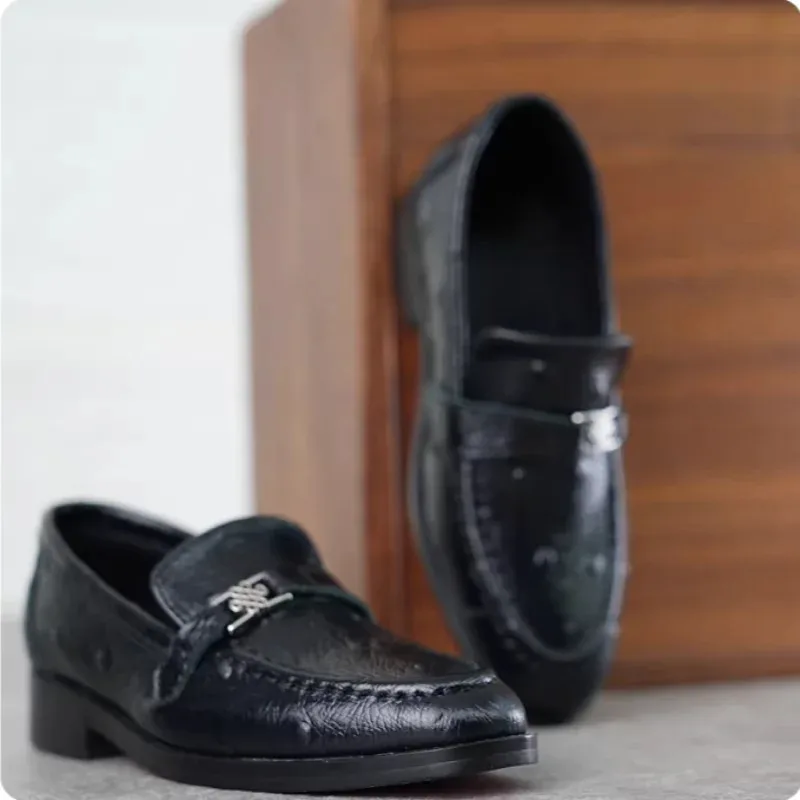 

BJD Doll Shoes For ID75 Doll Fashion Leather Black Shoes Doll Accessories DIY Gift