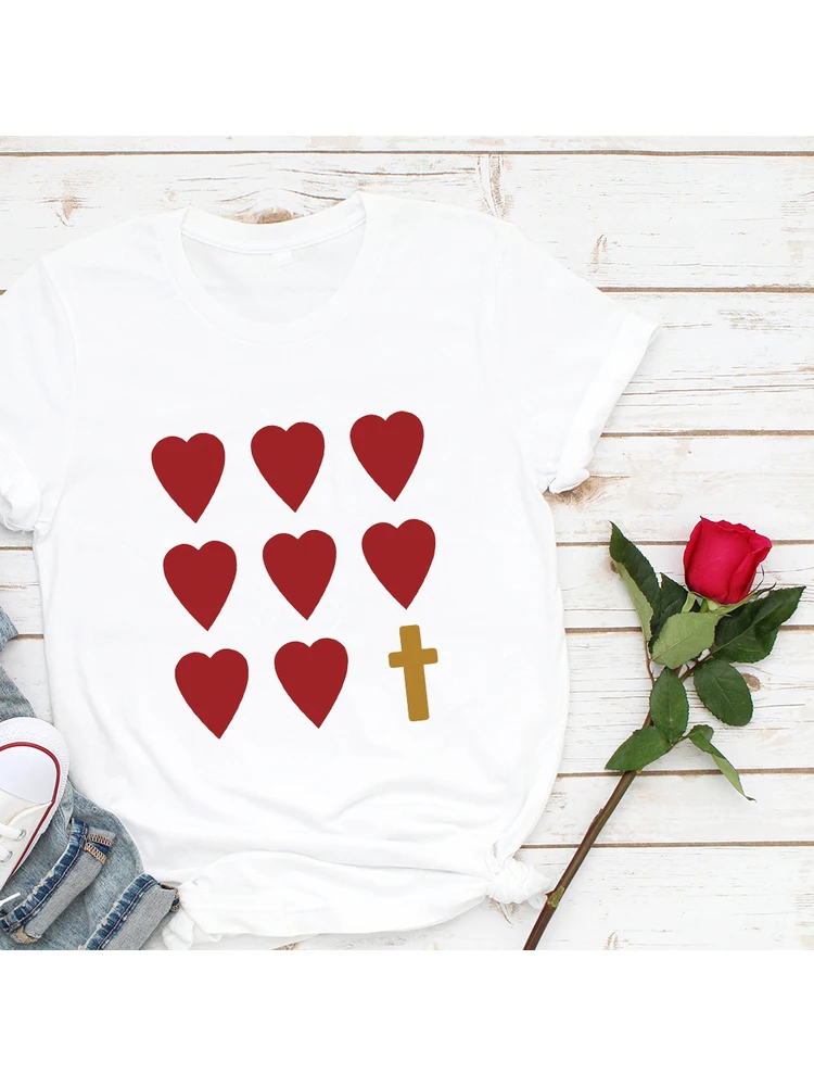 

Happy Valentines Day Love Heart Shirt Valentines T-Shirt Womens Tumblr Graphic Tee Shirt Clothes Fashion Tops Valentine Gift