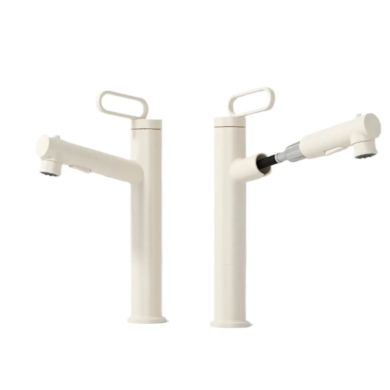 

Cute puppy faucet wash basin pull-out hot and cold face wash basin basin children's bathroom faucet