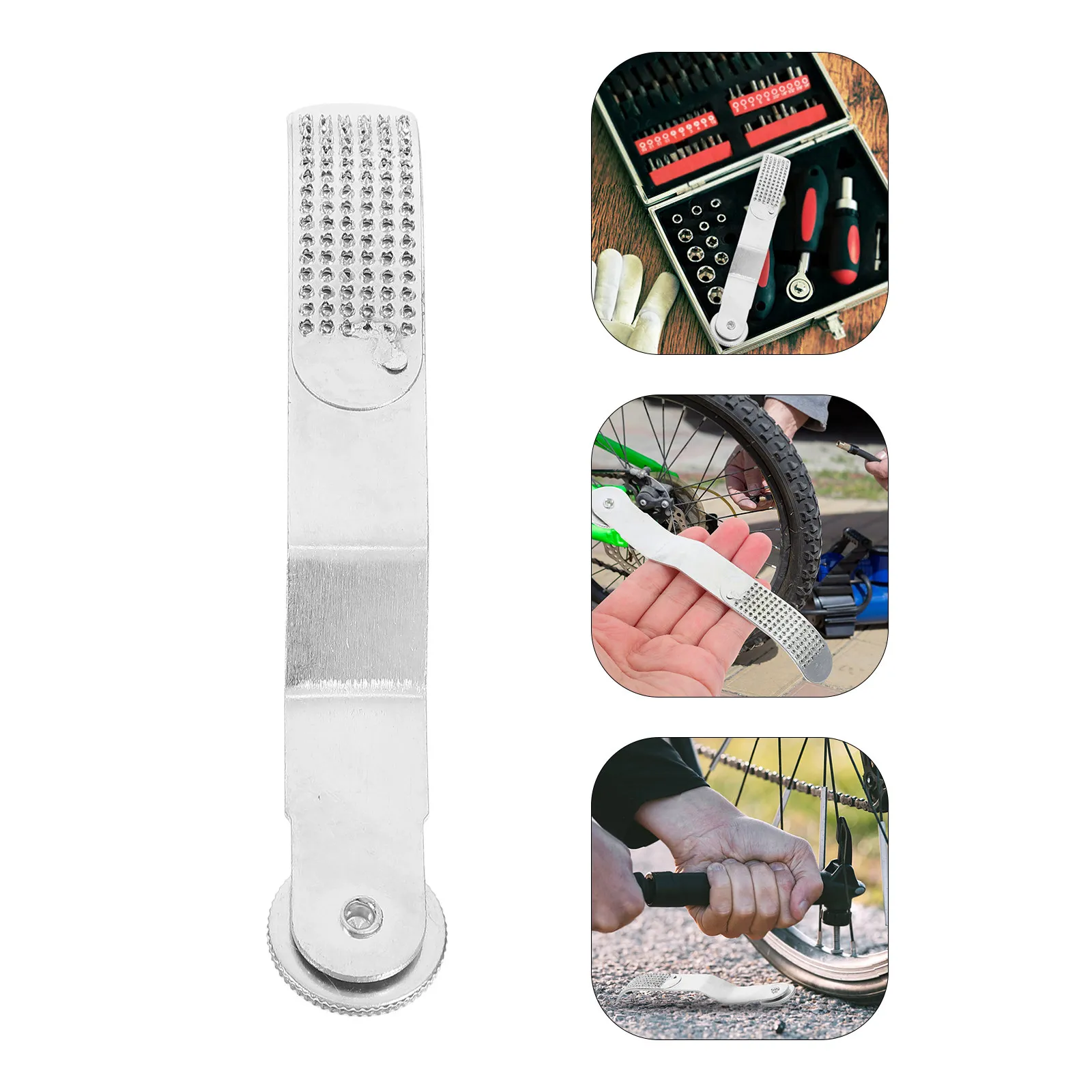 

Tire Repair Tool for Bike Inner Tubes Heavy Duty Rasp File Smooth Surface Quick Fix Solution Versatile Small Item Tuning Tire