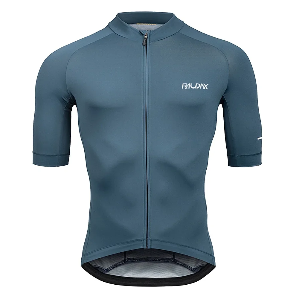 New Raudax Cycling Jersey 6 Color Racing Top Short Sleeve Road Bike Shirt Summer Bicycle Jersey