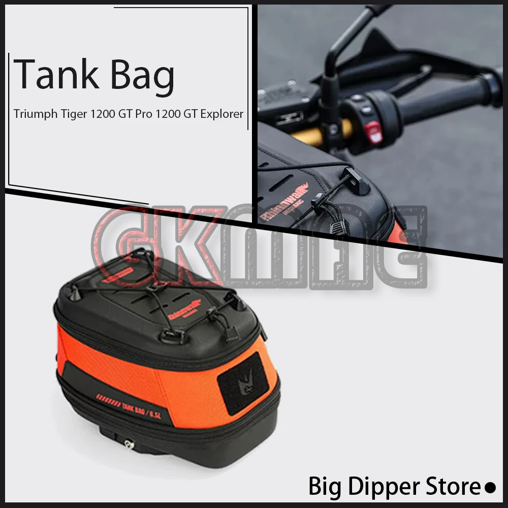 For Triumph Tiger 1200 GT Pro 1200 GT Explorer Motorcycle Magnetic Quick Detach Fuel Tank Bag Travel Bag Convenient Tool Pouch