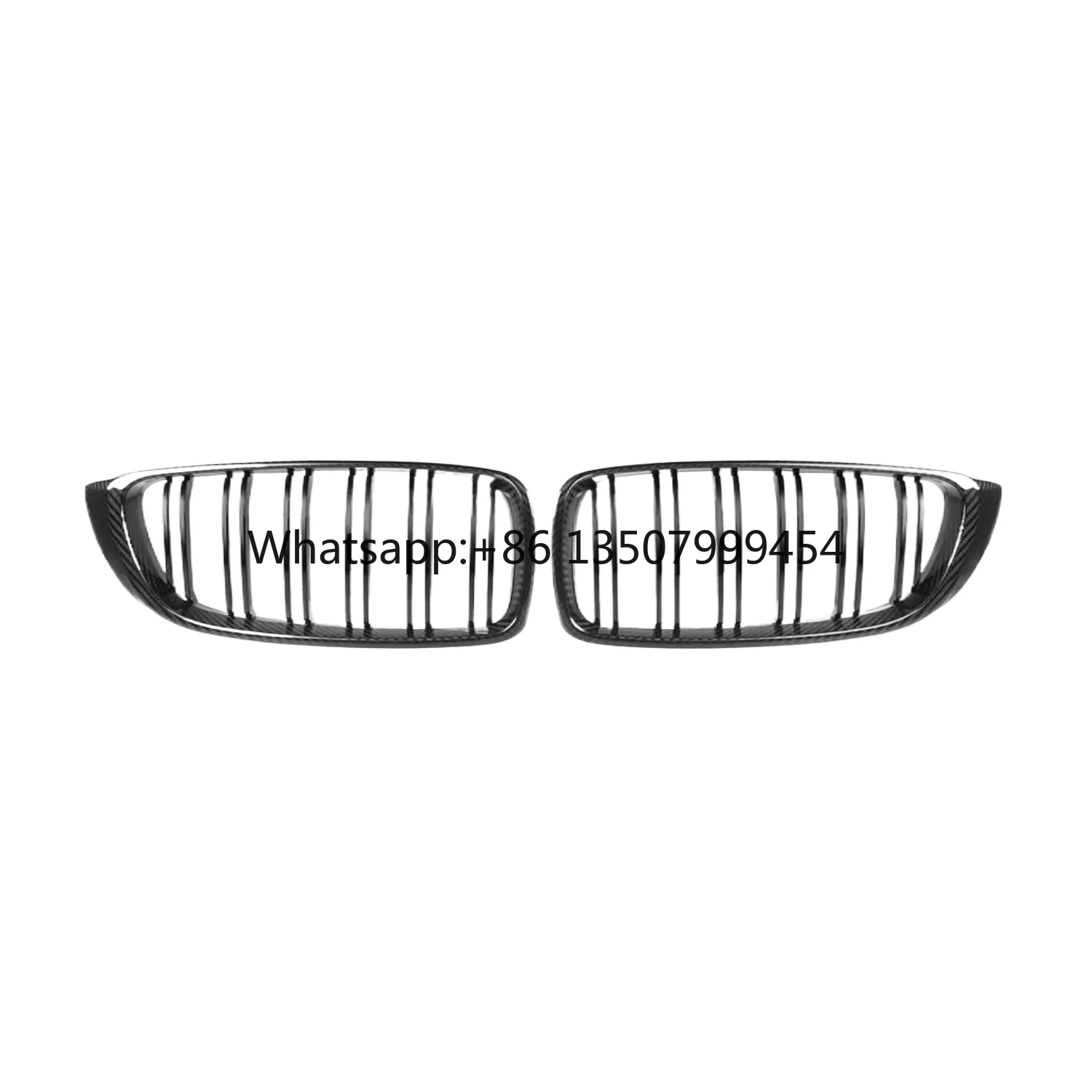 Car Grille Suitable for M3 M4 Series F80 F82 F83 Modified Dry Carbon Fiber Front Bumper