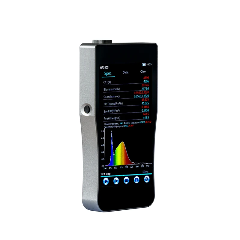 HP350BR Spectrometer Price Portable Brightness Tester Handheld Blue Light Spectral Illuminance Meter