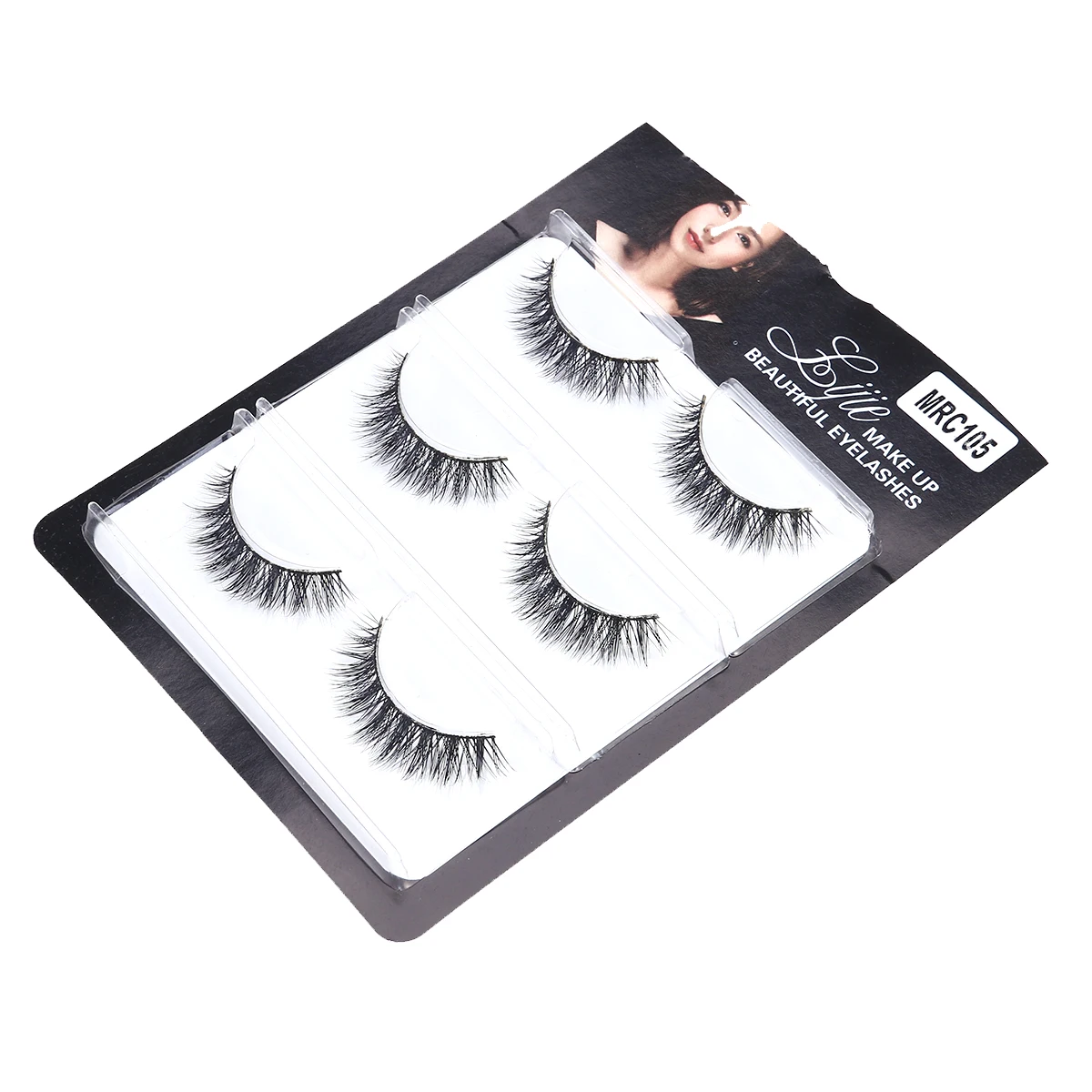 

3D False Eyelashes Long Thick Premium Fake Lashes Women Daily Party Makeup Easy False Eyelash Apply Remove