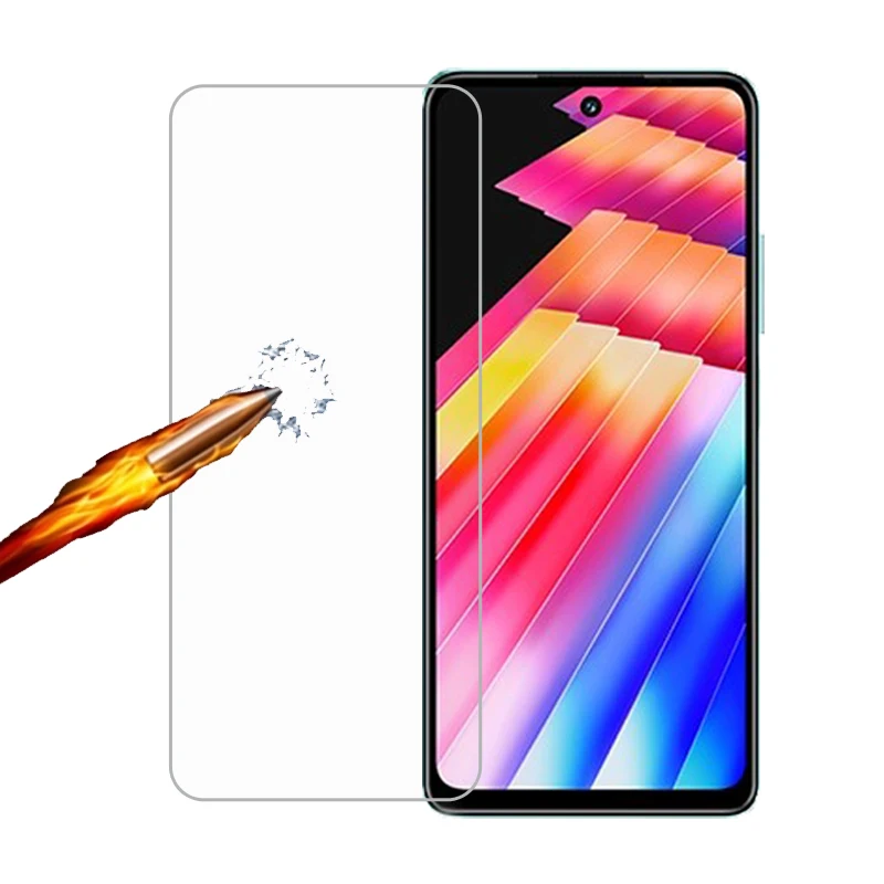 2-1PC Tempered Glass For Infinix Hot 30 Screen Protector For Infinix Hot 30i NFC X669D X669C Phone Film on Hot30 Free Fire X6831