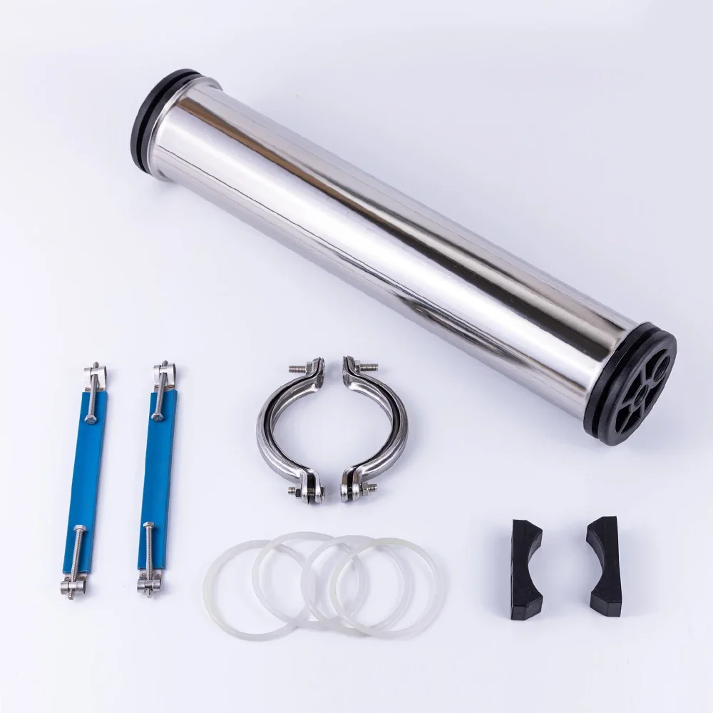 High Pressure Stainless Steel RO Membrane Housing SS304 SS316L 8 Inch 4040 RO  8040 Reverse Osmosis Membrane Housing