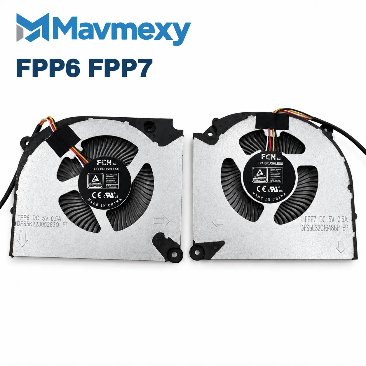 CPU GPU Cooling Fan for Gigabyte G5 KF KE GE MF G5KF G5KE G5GE G5MF 2023 FPP6 DFS5K22305283Q FPP7 DFS5L32G16486P New Original