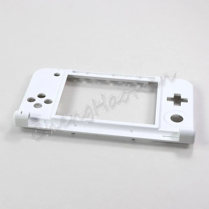 ChengHaoRan 1 قطعة ل 3DSXL LL Shell C-frame إطار شاشة LCD إطار جديد أبيض وأسود اللون